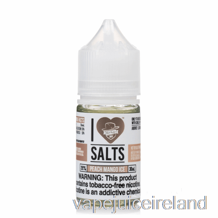 Vape Juice Peach Mango Ice - I Love Salts - 30mL 25mg